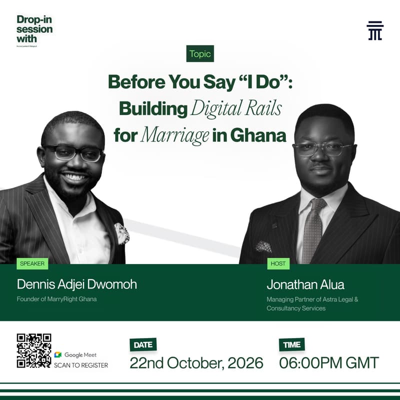 Cover Image for Before You Say “I Do”: Building Digital Rails for Marriage in Ghana