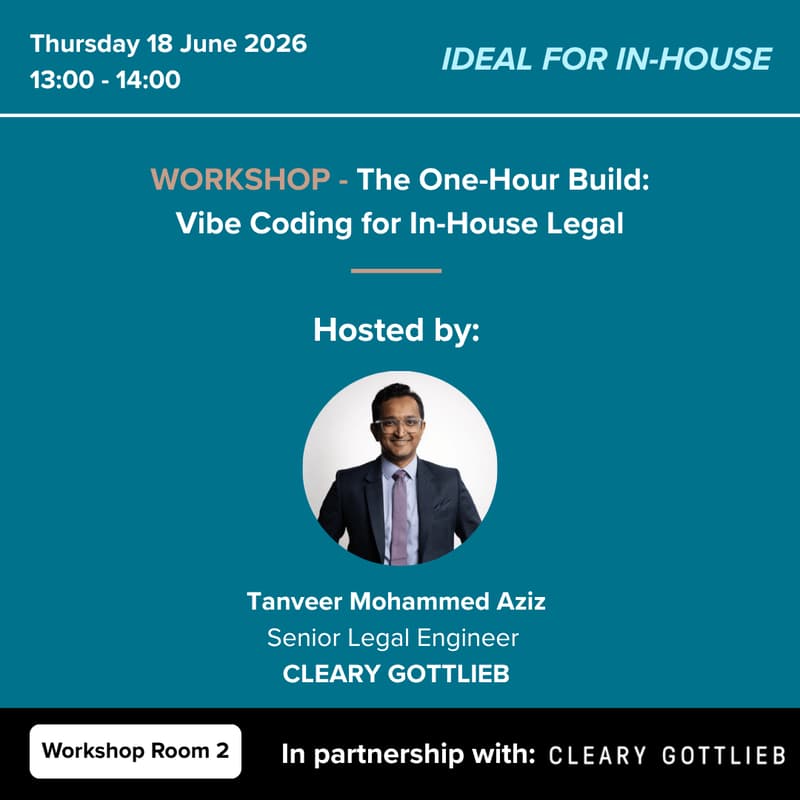 Cover Image for The One-Hour Build: Vibe Coding for In-House Legal
