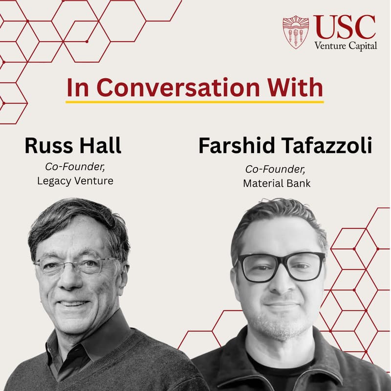 Cover Image for Venture Lab Speaker Session: Welcoming Russ Hall & Farshid Tafazzoli
