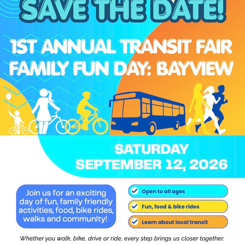 Cover Image for Bayview Transit Fair Family Fun Day