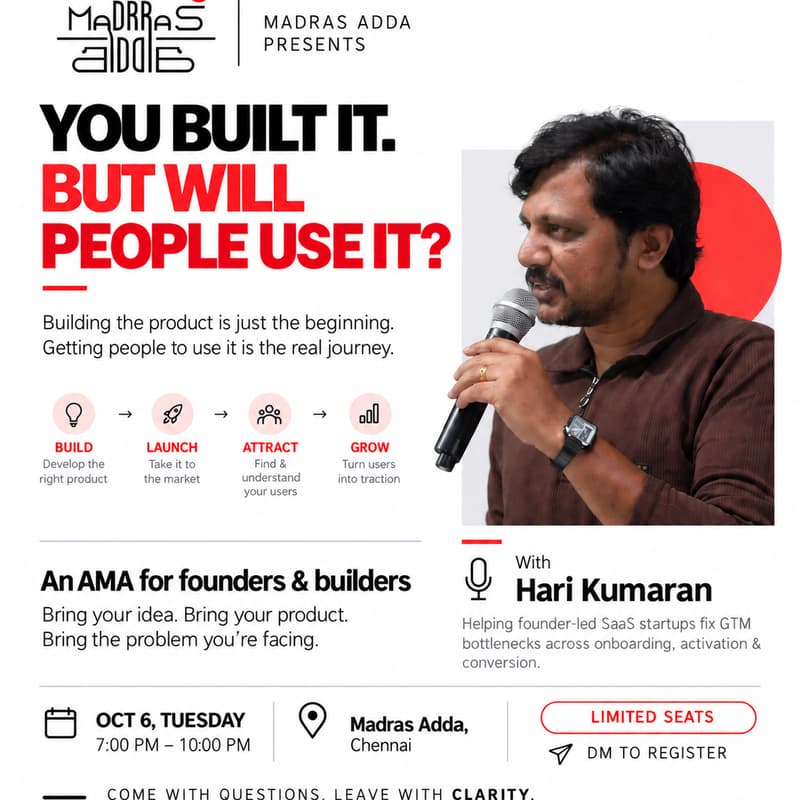 Cover Image for What Turns an Idea Into a Paying Customers? - An AMA with Hari