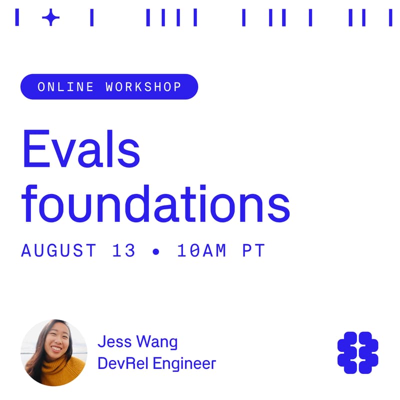 Cover Image for Online workshop: Evals foundations