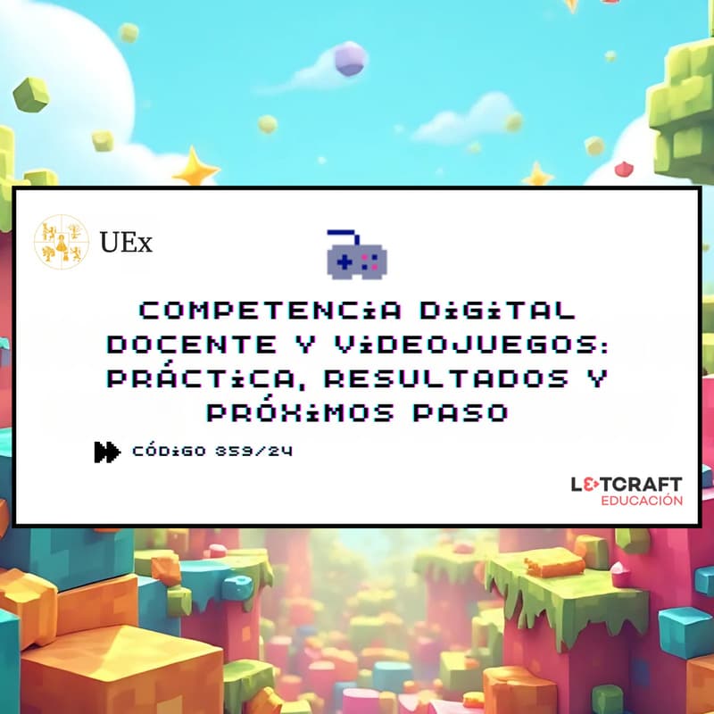 Cover Image for Webinar "Competencia digital y videojuegos: práctica, resultados y próximos pasos"
