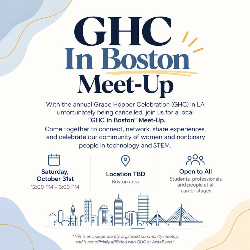 Cover Image for GHC in Boston Meet-Up