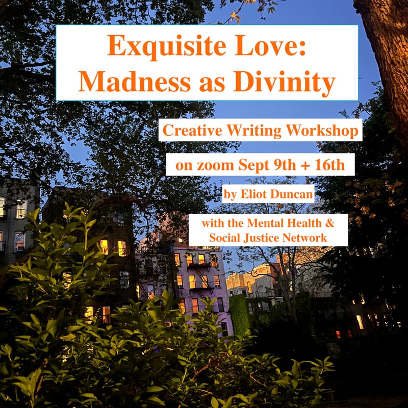 Cover Image for ❤️🔥EXQUISITE LOVE❤️🔥 madness as divinity through literature