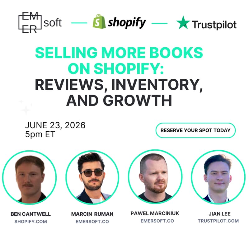 Cover Image for Selling More Books on Shopify: Reviews, Inventory, and Growth