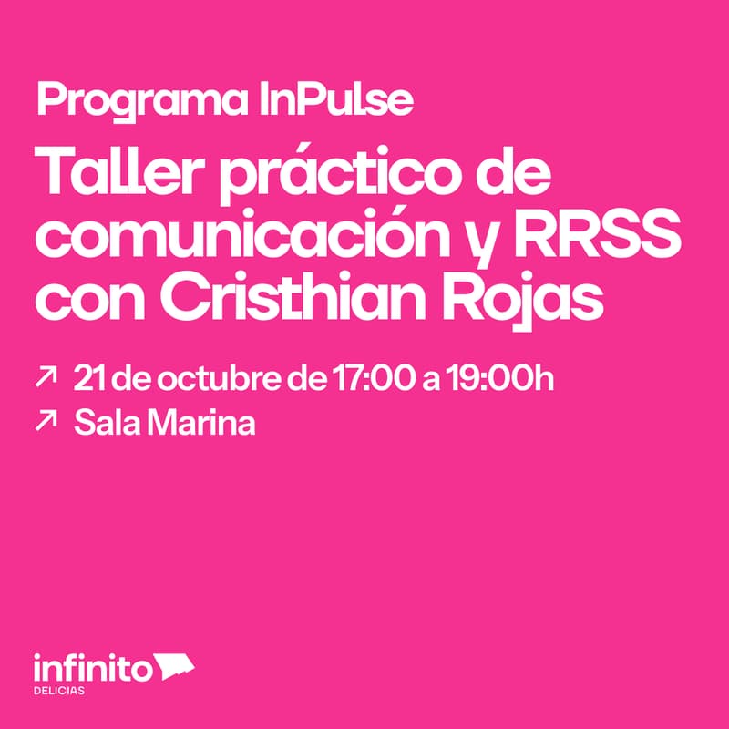 Cover Image for InPulse: Taller práctico de comunicación y RRSS con Cristhian Rojas