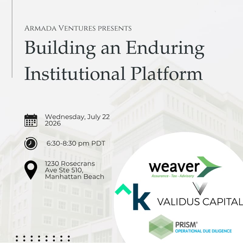 Cover Image for Building an Enduring Institutional Platform