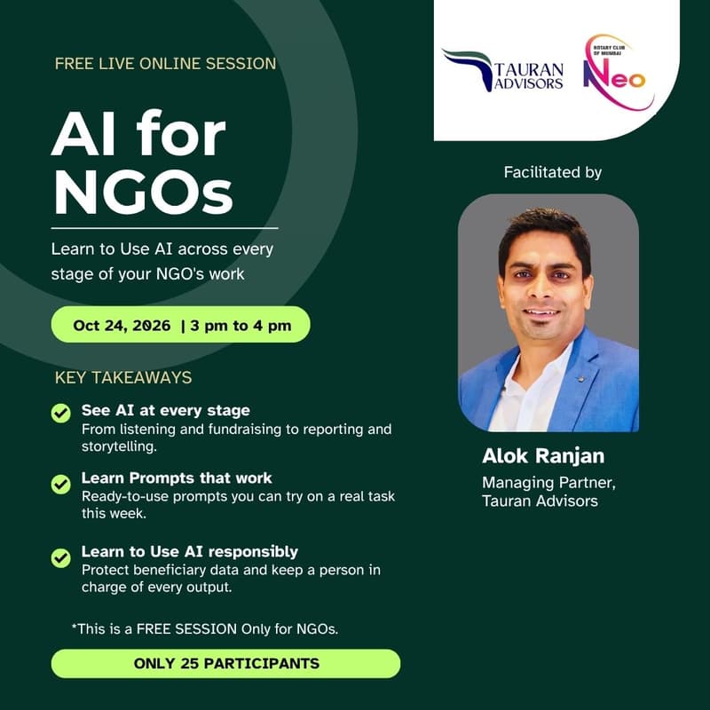 Cover Image for AI for NGOs: Use AI across every stage of your NGO's work