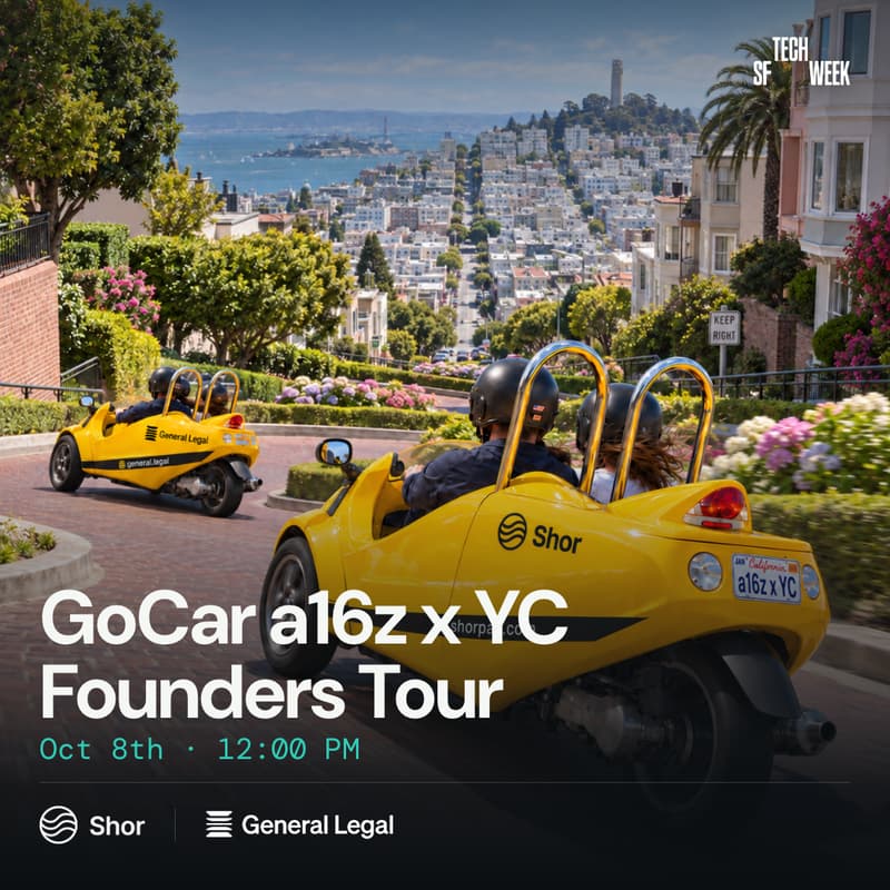 Cover Image for GoCar a16z x YC Founders Tour - #SFTechWeek