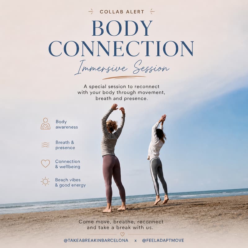 Cover Image for 10 May Sunday Morning Movement at Gavà Mar Beach!
