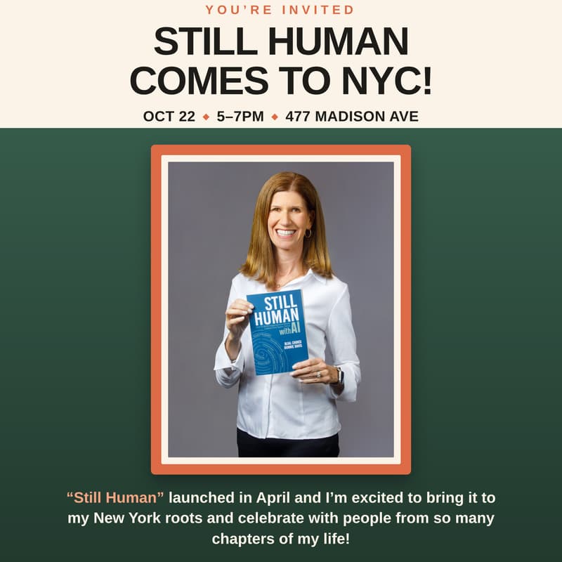 Cover Image for Still Human - NYC book celebration (Bonnie Davis)
