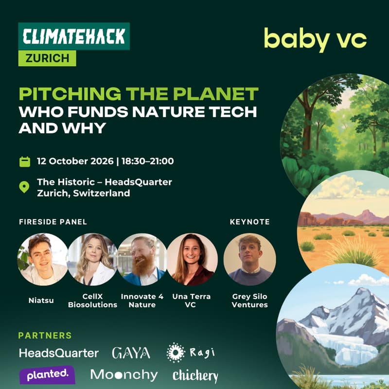 Cover Image for Pitching The Planet with ClimateHack x baby vc
