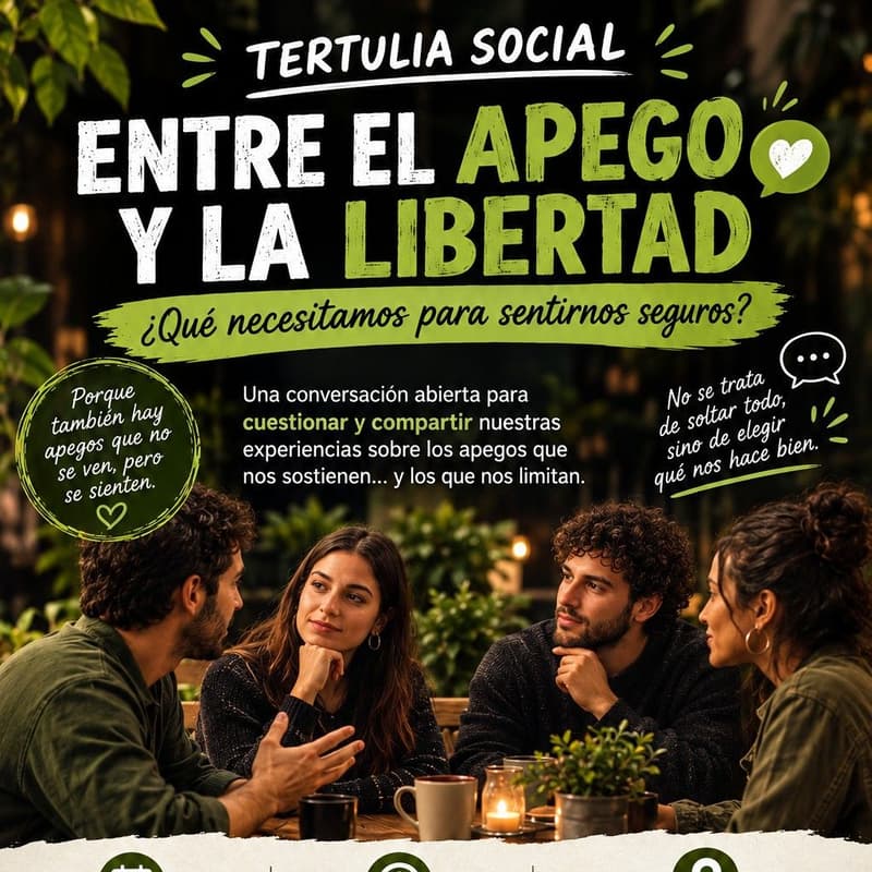 Cover Image for TERTULIA SOCIAL: Entre el apego y la libertad