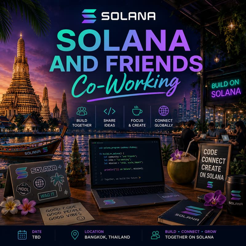 Cover Image for Solana Co-Working BKK ft. MagicBlock