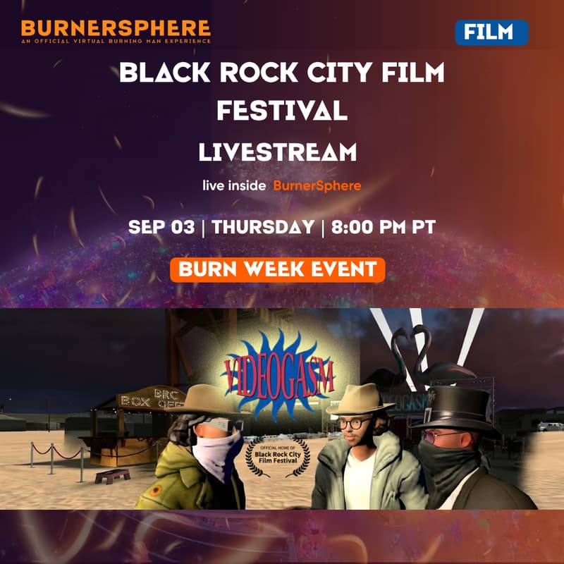 Cover Image for Burn Week – Black Rock City Film Festival Live inside Burnersphere