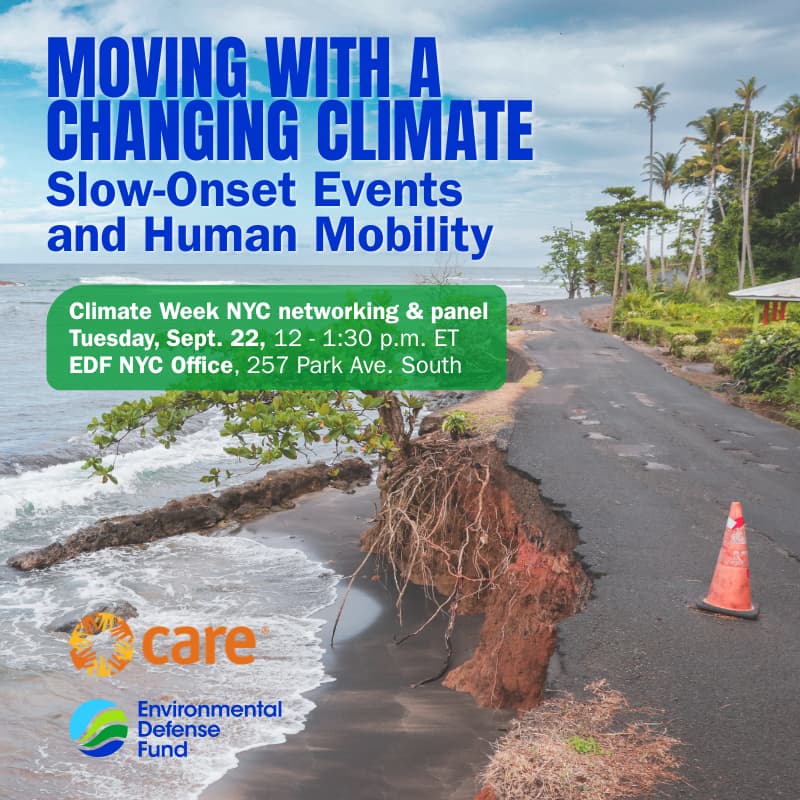 Cover Image for Moving with a Changing Climate: Slow-Onset Events and Human Mobility