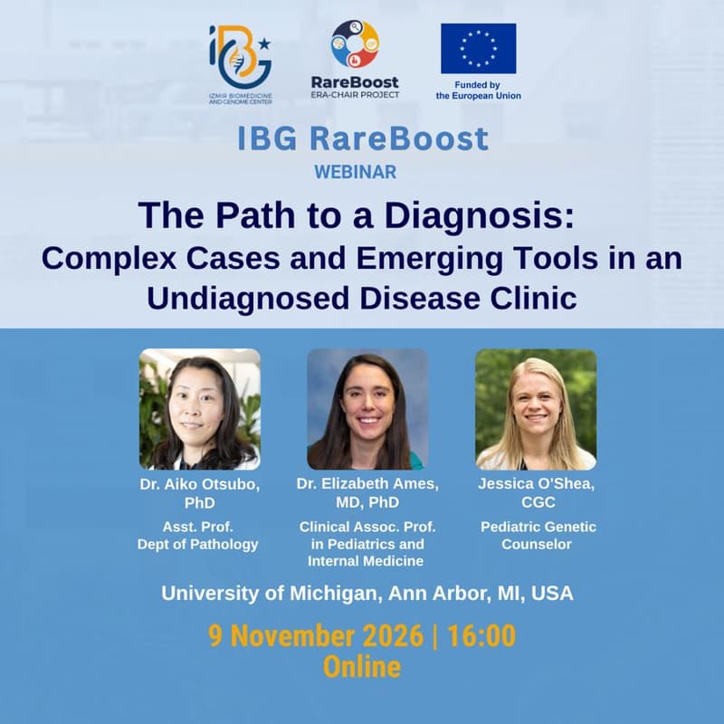 Cover Image for IBG RareBoost Seminar: The Path to a Diagnosis: Complex Cases and Emerging Tools in an Undiagnosed Disease Clinic