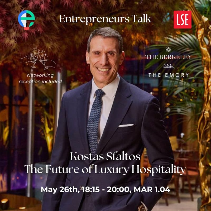 Cover Image for 🥂 Fireside Chat with Kostas Sfaltos, MD of The Berkeley and The Emory Hotels