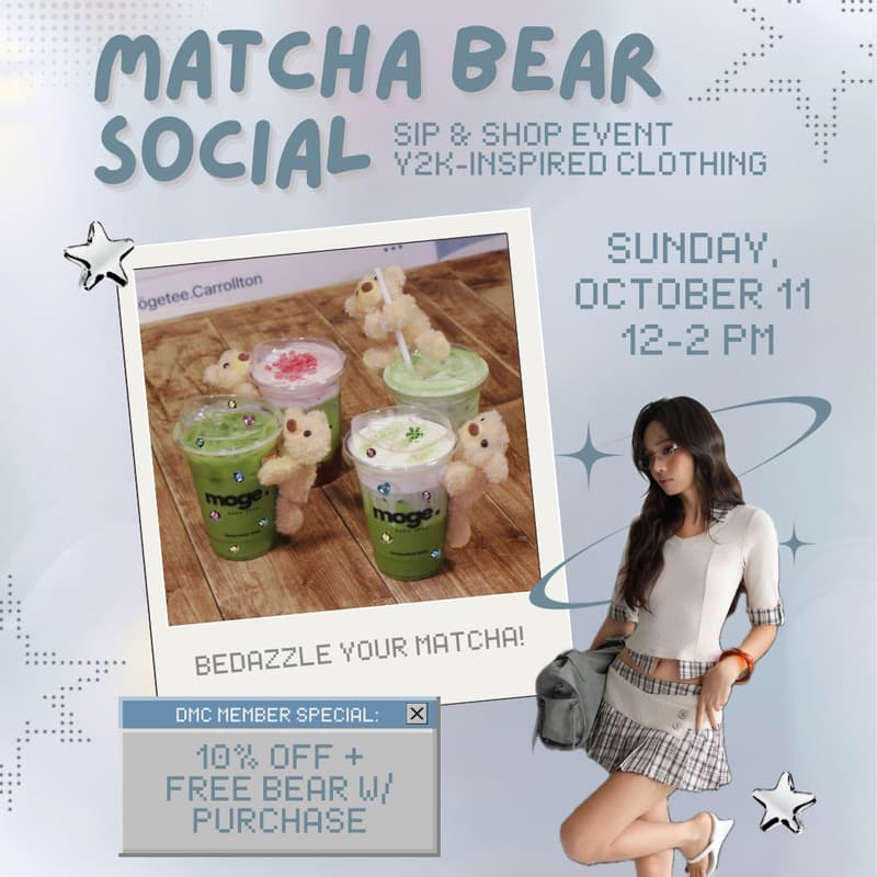 Cover Image for Matcha Bear Social at Moge Tee