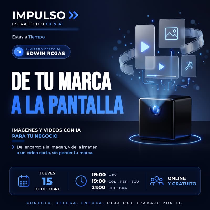 Cover Image for De tu marca a la pantalla: imágenes y videos con IA para tu negocio