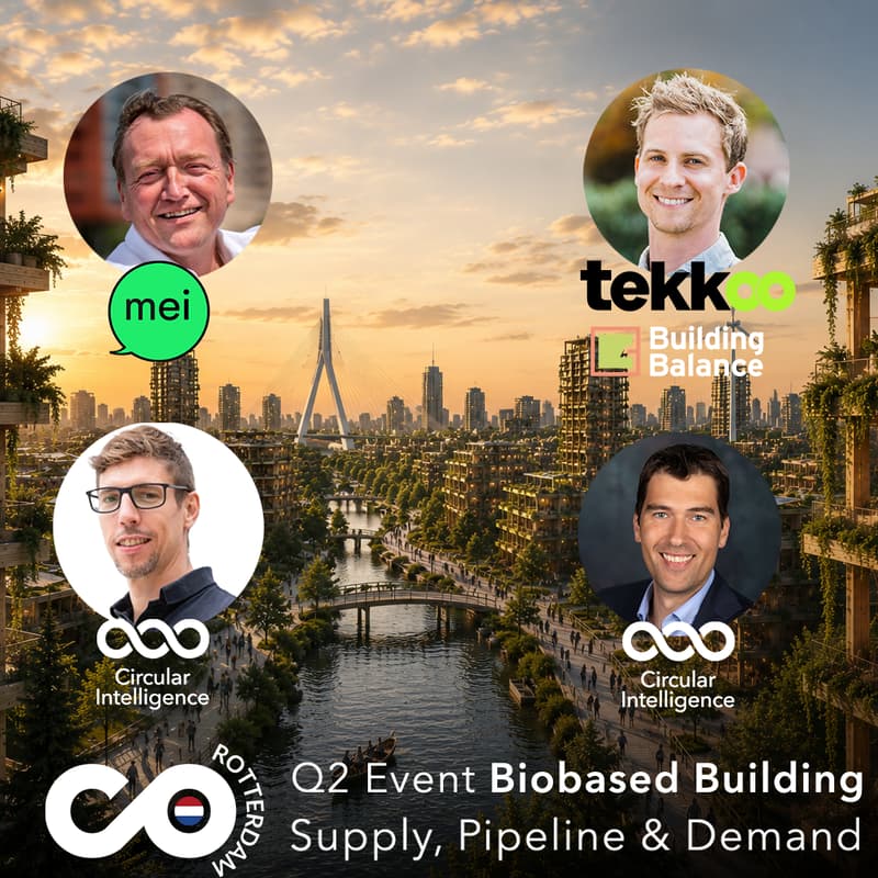 Cover Image for Biobased Building: Supply, Pipeline, Demand | The Circular Economists | Q2 Meet-up | Rotterdam 🇳🇱