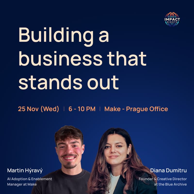 Cover Image for Impact Night — Building a business that stands out: Automation, Personal Branding & Growth