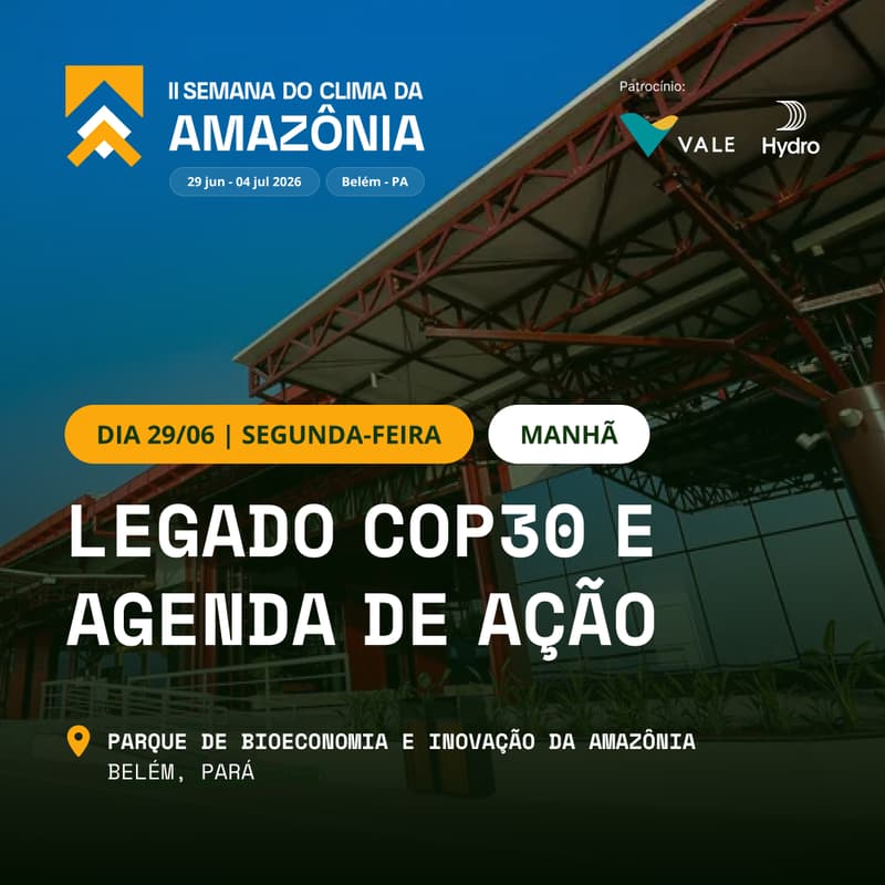 Cover Image for DIA 29 - Legado COP30 e Agenda de Ação (Manhã)