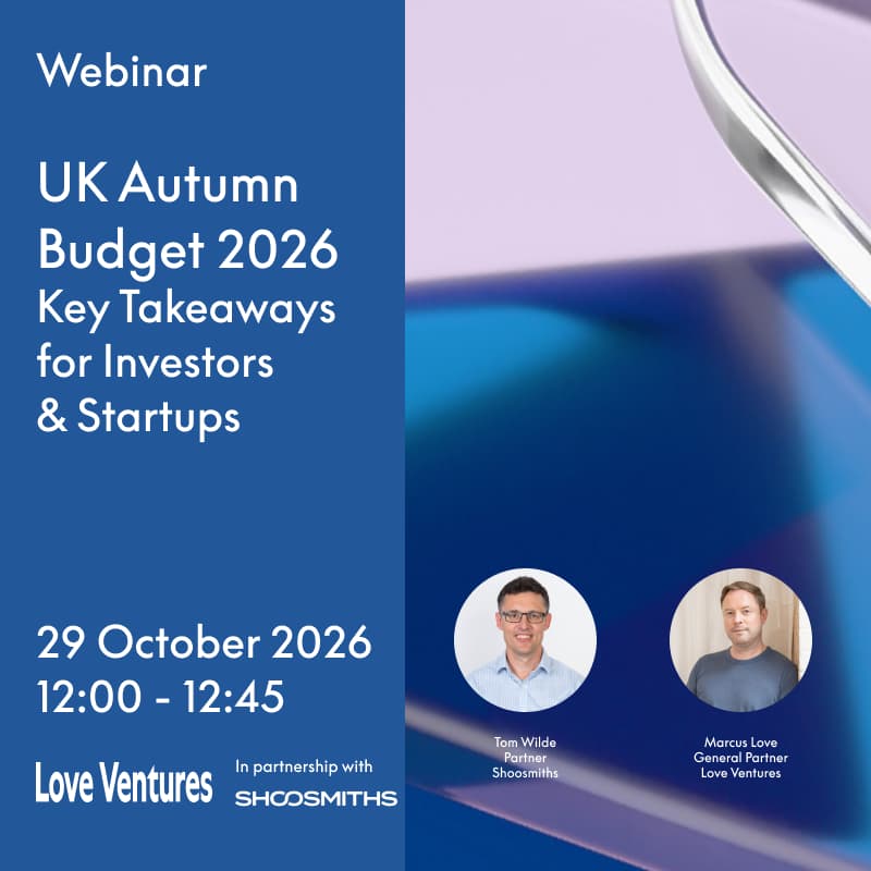 Cover Image for Love Ventures: Autumn Budget 2026 Webinar