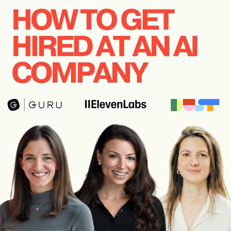 Cover Image for [The Lounge] Monthly session: How to Get Hired at an AI Company