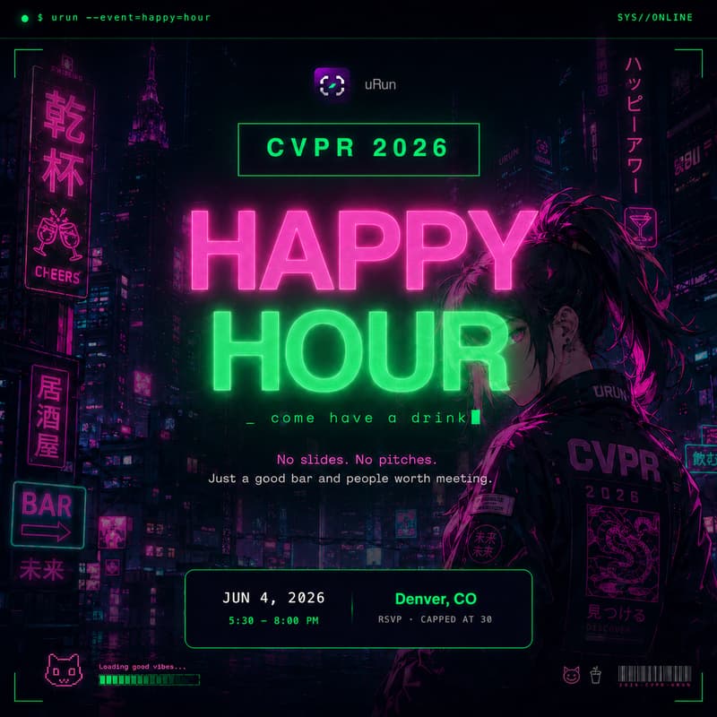 Cover Image for uRun Happy hour @ CVPR 2026