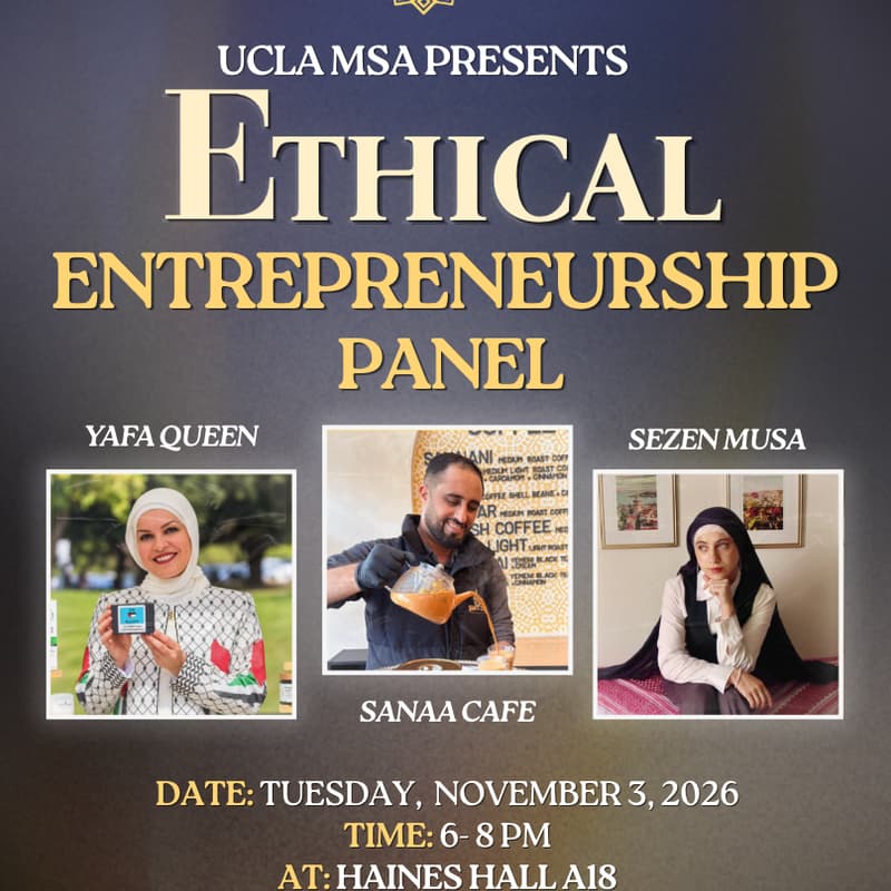 Cover Image for Muslim Ethical Entrepreneurship Panel
