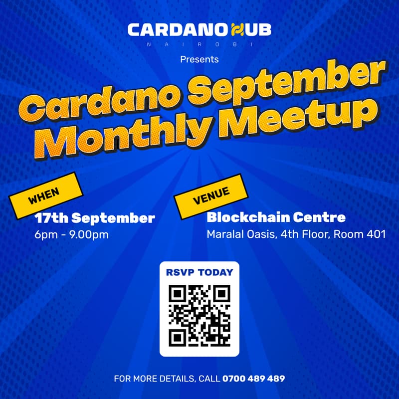 Cover Image for Cardano September Monthly Meetup