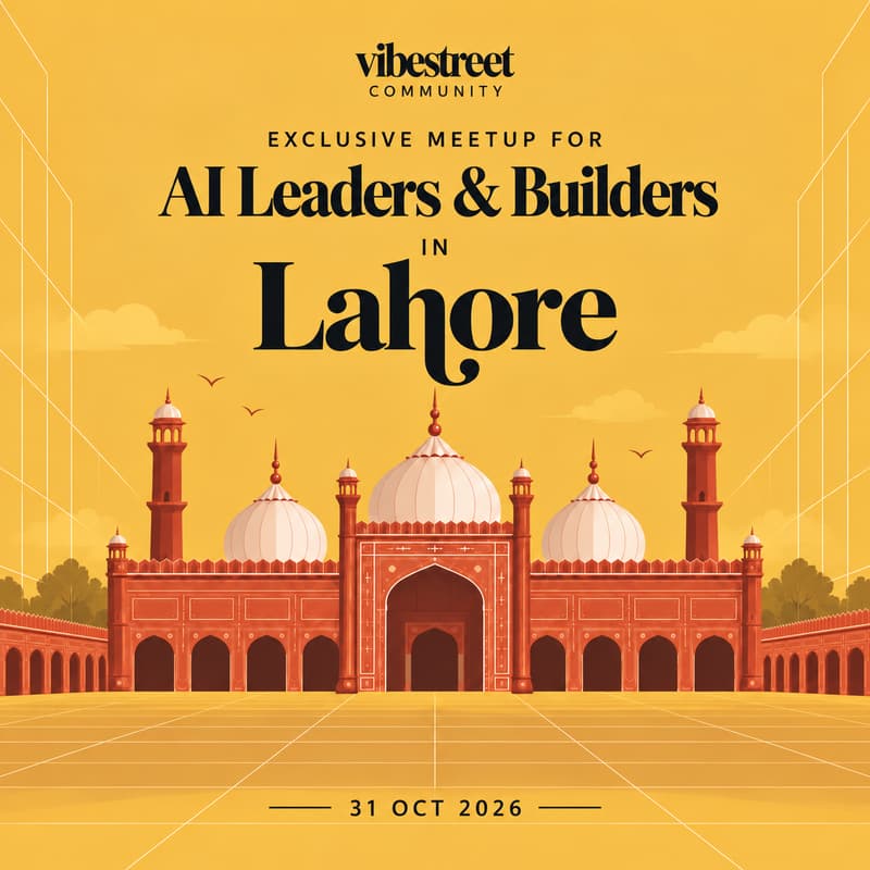 Cover Image for AI Leaders & Builders Meetup | Lahore