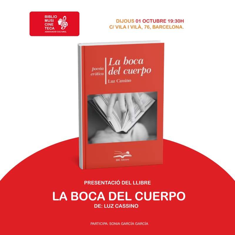 Cover Image for Presentación de libro: La boca del cuerpo (Luz Cassino)