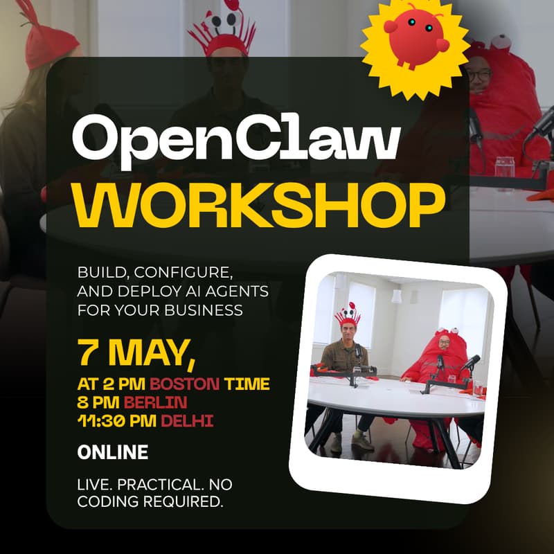 Cover Image for OpenClaw AI Agents That Actually Work: A Hands-On Workshop for Business Leaders