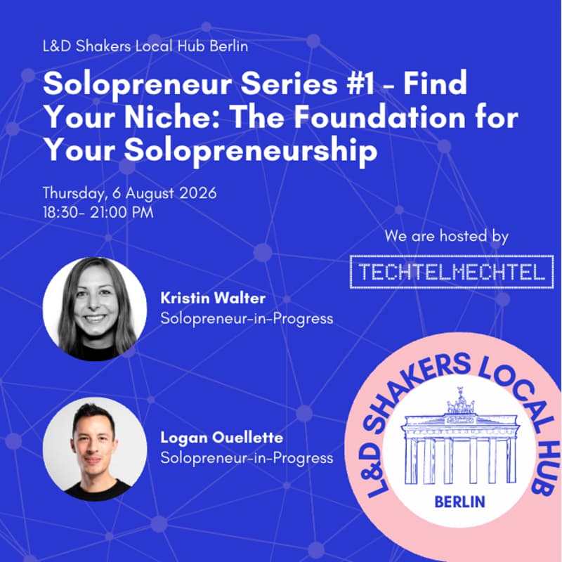 Cover Image for Berlin Local Hub: Solopreneur Series #1 - Find Your Niche: The Foundation for Your Solopreneurship