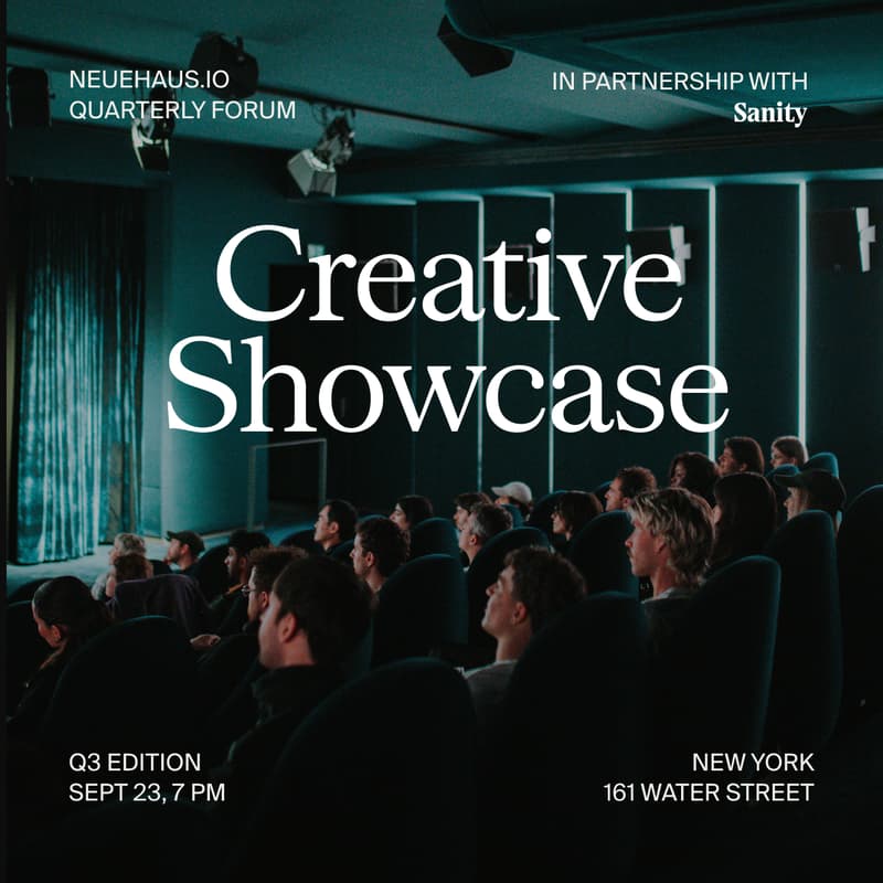 Cover Image for Creative Showcase / Q1 Forum