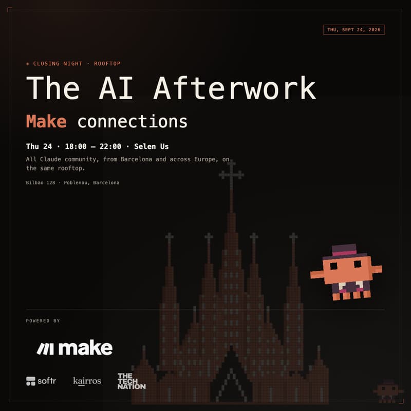 Cover Image for The AI Afterwork - Make connections · Closing night