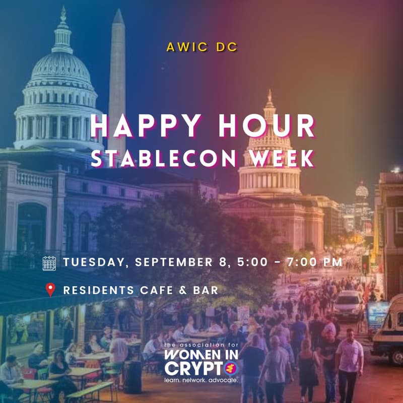 Cover Image for AWIC DC | Stablecon Happy Hour