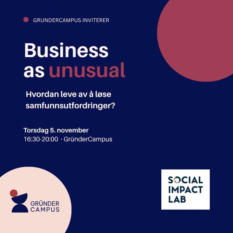 Cover Image for Business as unusual - sosialt entreprenørskap