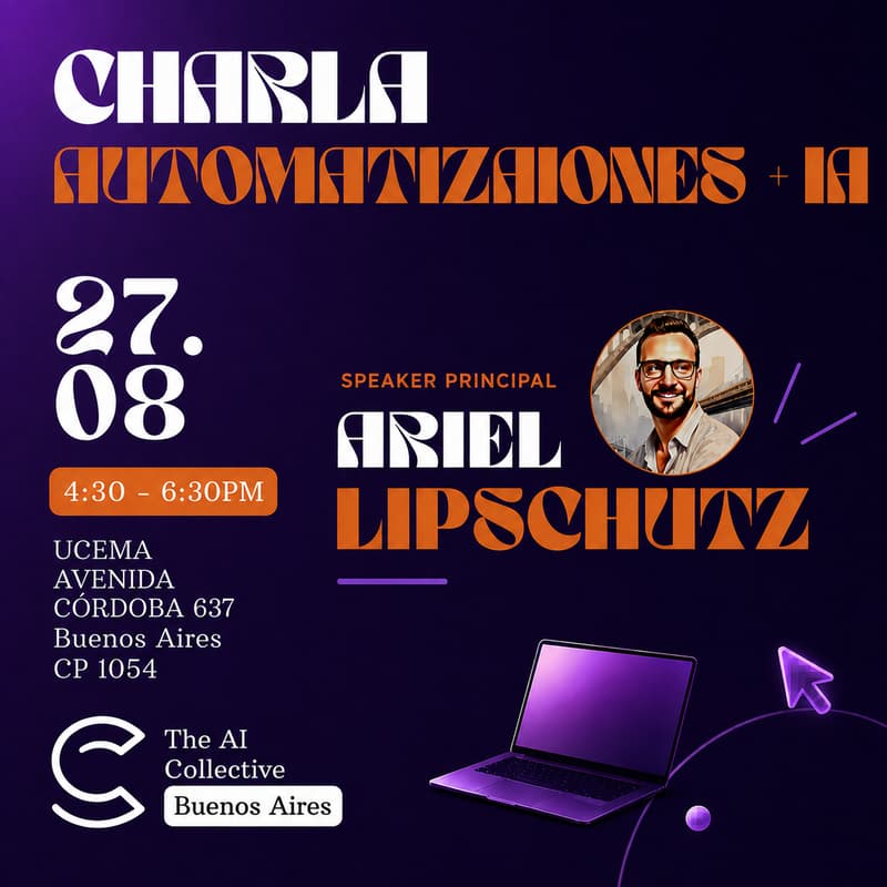 Cover Image for Automatizaciones + IA: el futuro del trabajo manual (w/ The AI Collective)