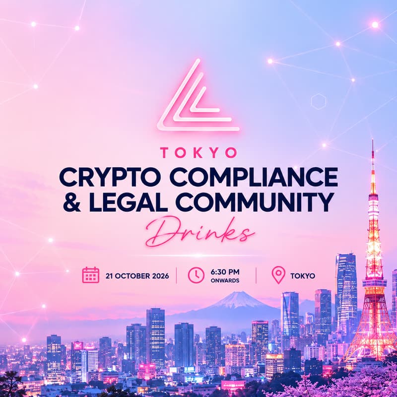 Cover Image for Crypto Compliance and Legal drinks - Tokyo edition