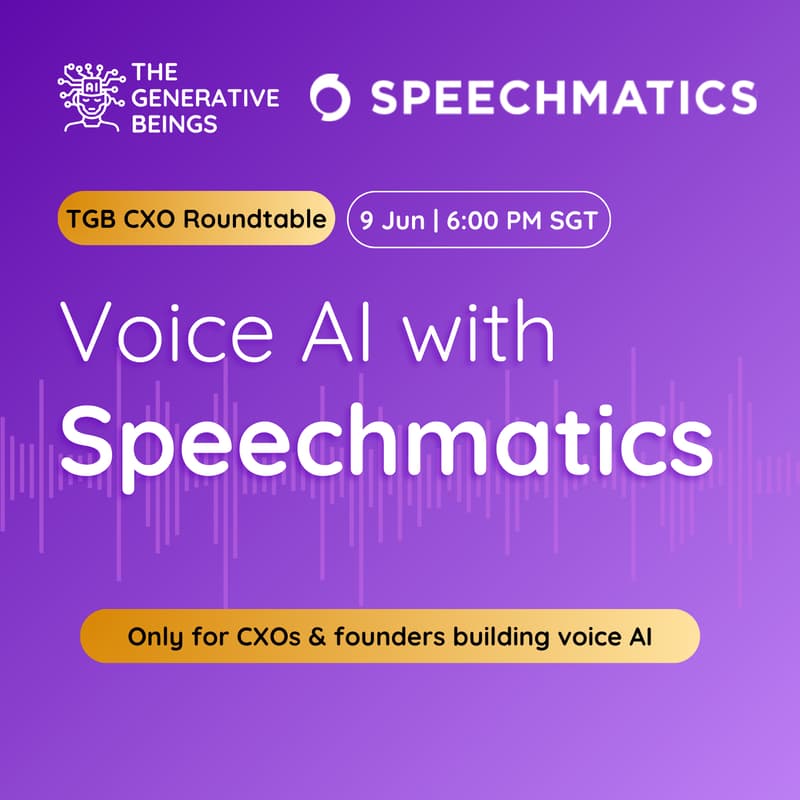 Cover Image for Voice AI with Speechmatics | TGB CXO Roundtable