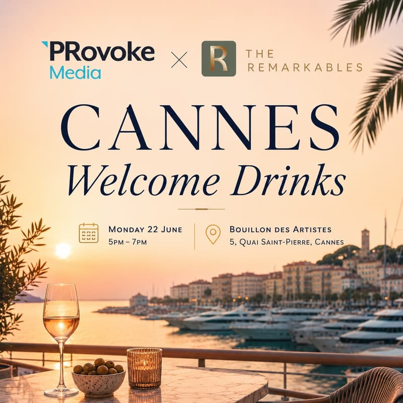 Cover Image for PRovoke Media x The Remarkables Cannes Welcome Drinks