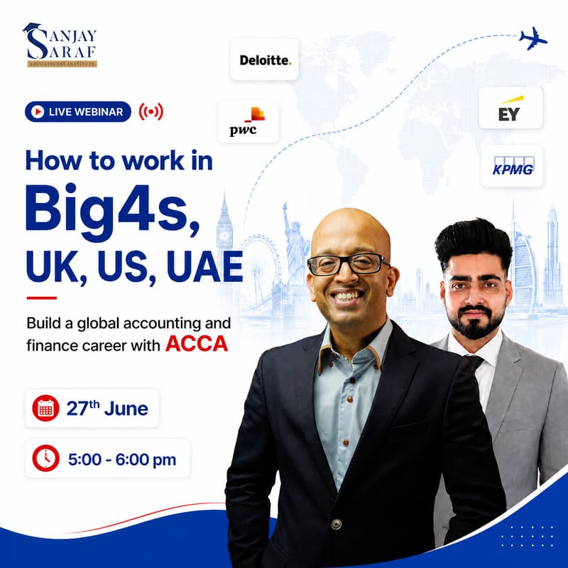 Cover Image for How to work in Big4s, UK, US, UAE | Build a global accounting and finance career with ACCA