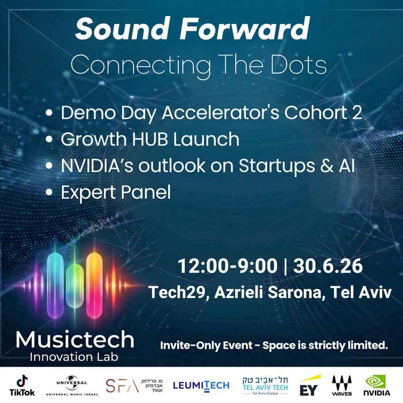 Cover Image for MusicTech Innovation Lab: Sound Forward - Connecting The Dots