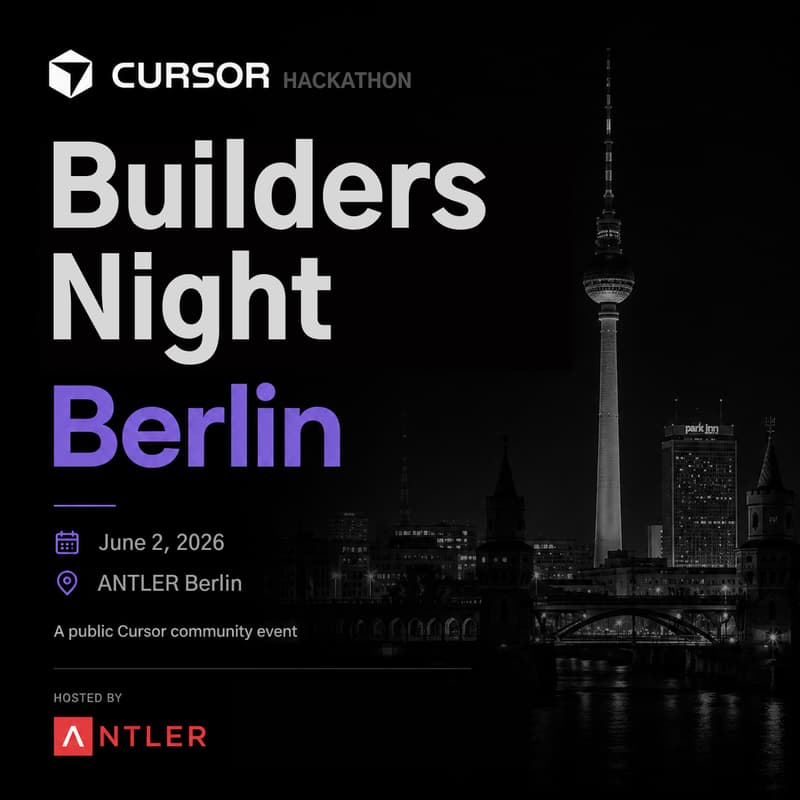 Cover Image for Cursor Berlin : Hackathon & Builders Night | June 2026
