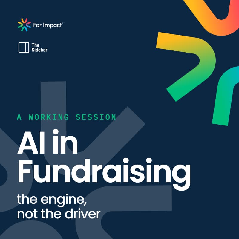 Cover Image for AI in Fundraising: the engine, not the driver