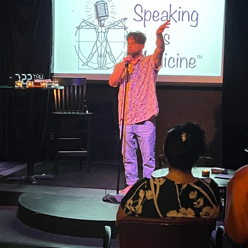 Cover Image for Speaking is Medicine™: Open Mic Night of Healing Stories
